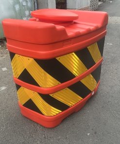 Thùng giảm chấn giao thông 700 x 800 x 900mm - đổ cát chống va