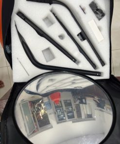 Alternative view of Gương cầu lồi soi gầm xe 30cm có bánh xe, đèn pin, soi giám sát an ninh