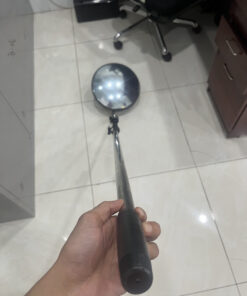 Gương cầu lồi nhựa soi gầm xe 30cm tay cầm inox 1.7m giá rẻ