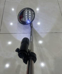 Gương cầu lồi soi kiểm tra máy móc thiết bị kho xưởng phi 14cm tay cầm 97cm