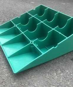 Alternative view of Cầu dốc dẫn xe nhựa KBN cao 19cm xanh chắc chắn, chống trơn trượt