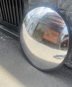 Gương cầu lồi nhựa trong nhà 80cm màu đen