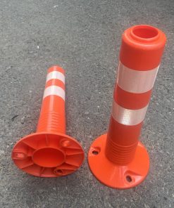 Trụ phân làn giao thông nhựa cứng PE cao 45cm